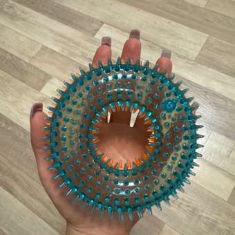 Игрушка для собак Barbaks Массажное кольцо с зубчиками пищит 12.5*4.3см ТПР: отзыв пользователя. Зоомагазин Зоозавр