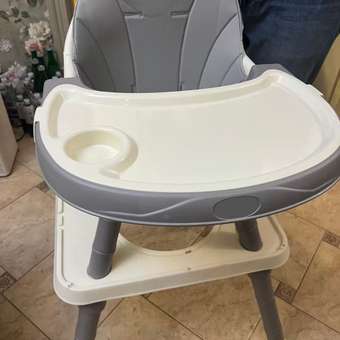 Стульчик для кормления Puremama серый: отзыв пользователя Детский Мир