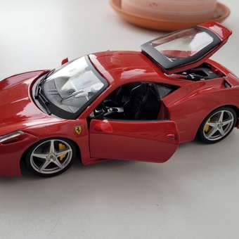 Автомобиль BBurago Ferrari Ferrari 458 Italia 18-26003 1:24: отзыв пользователя ДетМир