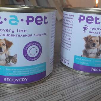 Корм для собак и кошек Pet-a-Pet 240г диетический восстановительная диета Recovery: отзыв пользователя. Зоомагазин Зоозавр
