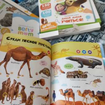 Комплект говорящих книжек BertToys Нажималки: Животные + Маша и медведь: отзыв пользователя Детский Мир