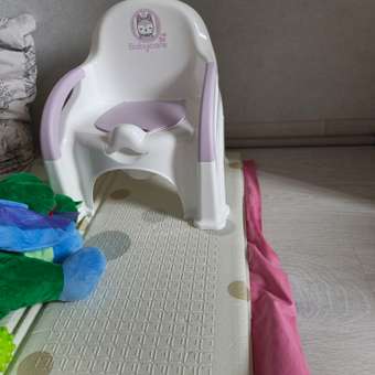 Горшок BabyCare Fluffy стульчик белый: отзыв пользователя Детский Мир