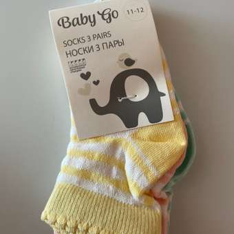 Носки 3 пары BabyGo: отзыв пользователя Детский Мир