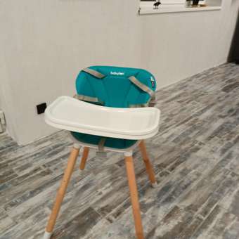 Стульчик для кормления Babyton Woody Turquoise трансформер: отзыв пользователя ДетМир