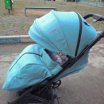 Коляска прогулочная JOVOLA Reid голубой: отзыв пользователя Детский Мир