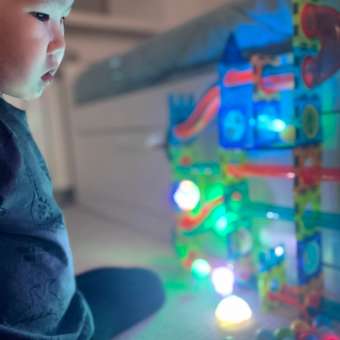 Конструктор Attivio Горки магнитный 110 дет.: отзыв пользователя Детский Мир