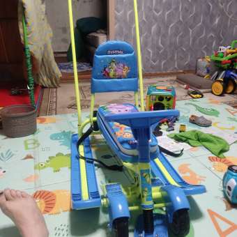 Снегокат NiKA kids Тимка Спорт с рулем, с ручкой, с колесами: отзыв пользователя ДетМир