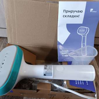 Ручной отпариватель KITFORT КТ-998-3 бело-бирюзовый: отзыв пользователя Детский Мир