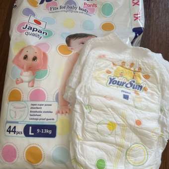 Трусики YourSun L 44 шт.: отзыв пользователя Детский Мир