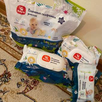 Влажные салфетки BabyGo 15 шт.: отзыв пользователя ДетМир