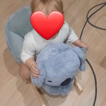 Качалка BabyGo Коала серый с ручкой: отзыв пользователя Детский Мир