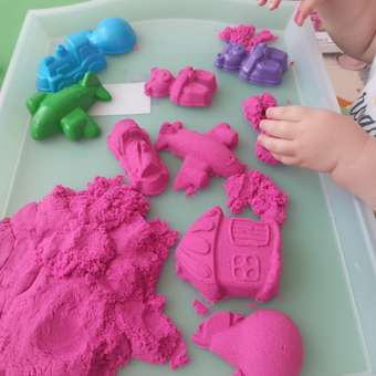 Кинетический песок Kinetic Sand 0.9 кг (розовый): отзыв пользователя ДетМир