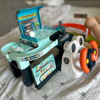 Парковка SHARKTOYS трек с рулем электроподъемник: отзыв пользователя Детский Мир