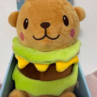 Мягкая игрушка Snuggles Bakery капибара Капибара-гамбургер: отзыв пользователя Детский Мир
