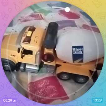 Машинка Mobicaro 1:14 Бетономешалка: отзыв пользователя Детский Мир