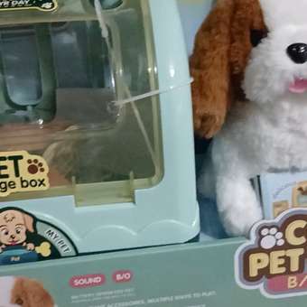 Мягкая игрушка TrendToys щенок с переноской: отзыв пользователя Детский Мир