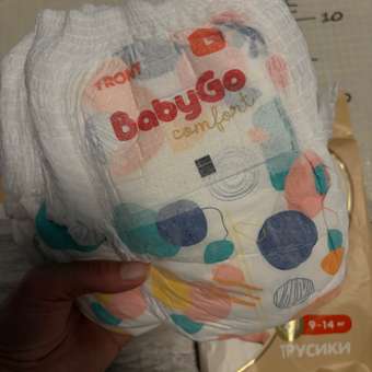 Трусики BabyGo Comfort L (9-14) 3 шт.: отзыв пользователя Детский Мир