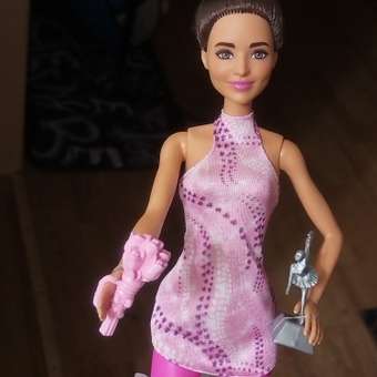 Кукла модельная Barbie Кем быть? Фигуристка: отзыв пользователя Детский Мир