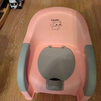 Горшок Babyton стульчик розовый: отзыв пользователя Детский Мир