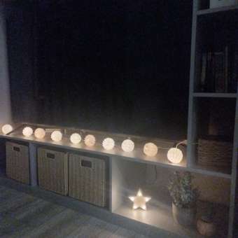 Гирлянда FUTURINO Home шарики: отзыв пользователя Детский Мир