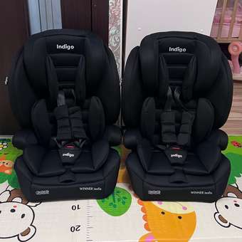 Автокресло Indigo Winner черный матовый Isofix 1/2/3 (9-36 кг): отзыв пользователя Детский Мир
