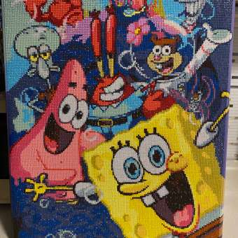 Алмазная мозаика Art on Canvas Губка Боб и друзья в ассортименте: отзыв пользователя Детский Мир