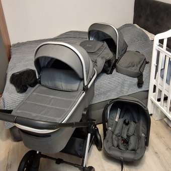 Коляска 3в1 MOWbaby Carbon серый: отзыв пользователя Детский Мир