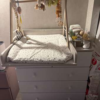 Комод пеленальный Bebizaro Meier Five (серый, белый): отзыв пользователя Детский Мир