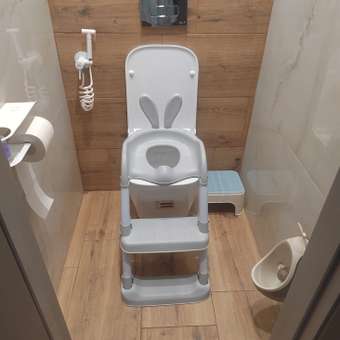 Накладка на унитаз со ступенькой Babyton Grey: отзыв пользователя ДетМир