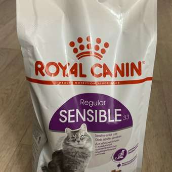 Корм сухой для кошек ROYAL CANIN Sensible 33 400г с чувствительной пищеварительной системой: отзыв пользователя. Зоомагазин Зоозавр