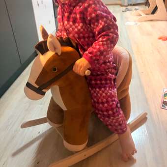 Качалка Нижегородская игрушка См-805 лошадка коричневый: отзыв пользователя Детский Мир