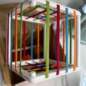 Игрушка ТОТОША сортер Монтессори куб с резинками: отзыв пользователя Детский Мир