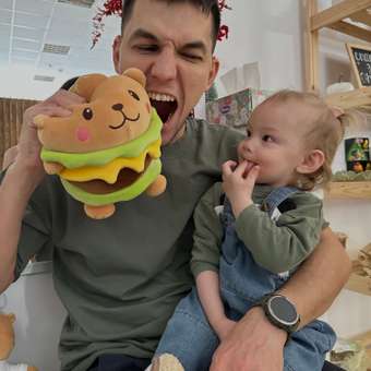 Мягкая игрушка Snuggles Bakery капибара Капибара-гамбургер: отзыв пользователя Детский Мир