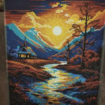 Алмазная мозаика Art on Canvas Закат в горах в ассортименте: отзыв пользователя Детский Мир