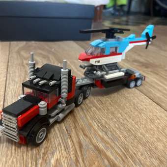 Конструктор LEGO Creator Бортовой грузовик с вертолетом 270 дет.: отзыв пользователя Детский Мир