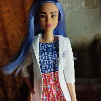 Кукла модельная Barbie Кем быть? Ученая: отзыв пользователя ДетМир