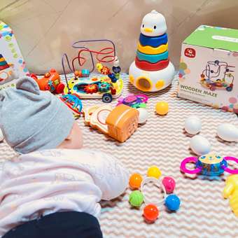 Игрушка BabyGo пирамидка Уточка: отзыв пользователя ДетМир