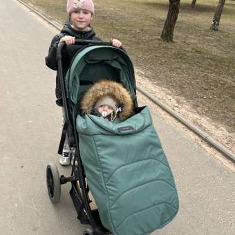 Коляска прогулочная JOVOLA LUNA зеленый-серый: отзыв пользователя Детский Мир