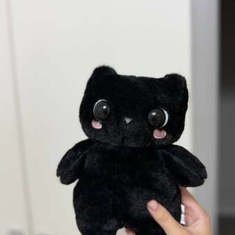 Мягкая игрушка Balori Котик черный с накидкой: отзыв пользователя Детский Мир