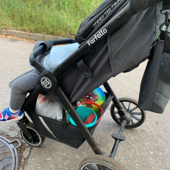 Коляска прогулочная Farfello Scarlet серый: отзыв пользователя Детский Мир