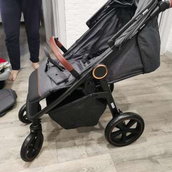 Коляска прогулочная Olsson Grand Dark Shadow серый: отзыв пользователя ДетМир