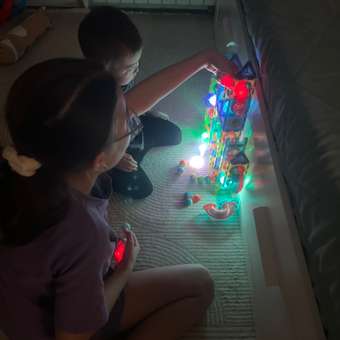 Конструктор Attivio Горки магнитный 110 дет.: отзыв пользователя Детский Мир