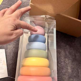 Игрушка edda пирамидка Радуга: отзыв пользователя Детский Мир