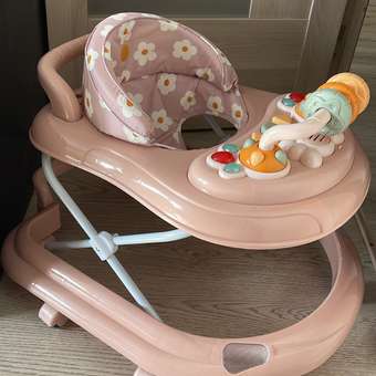 Ходунки Happy Baby Smiley розовый: отзыв пользователя Детский Мир