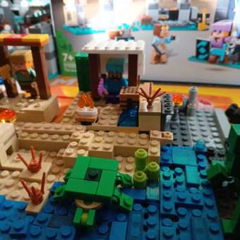 Конструктор LEGO Minecraft Экспедиция Стива по пустыне 75 дет.: отзыв пользователя Детский Мир