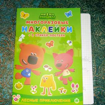 Книга развивающая с многоразовыми наклейками и стикер-постером Mini Ми-ми-мишки N МНСП 2204: отзыв пользователя Детский Мир