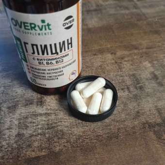 Глицин OVER БАД для улучшения работы головного мозга 60 капсул: отзыв пользователя Детский Мир