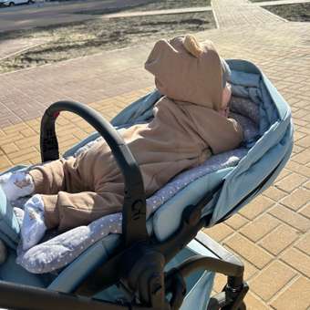 Коляска прогулочная MOWbaby Mio голубой: отзыв пользователя Детский Мир