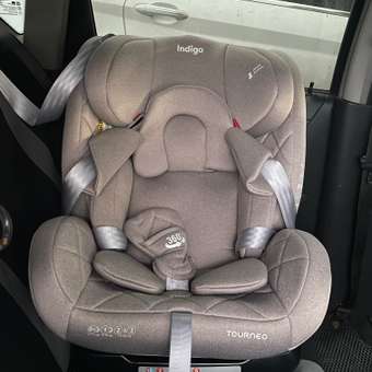 Автокресло Indigo Tourneo S бежевый Isofix 0+/1/2/3 (0-36 кг) бежевый: отзыв пользователя Детский Мир