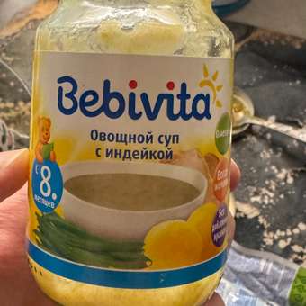 Пюре Bebivita Овощи с рисом и говядиной с 8 мес 190 г: отзыв пользователя Детский Мир
